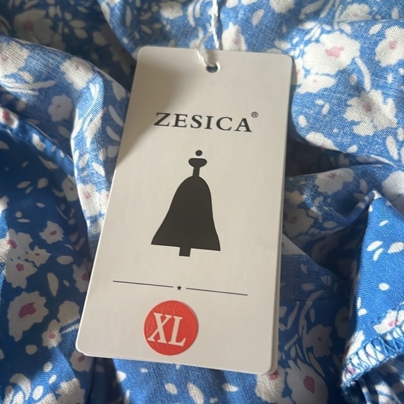Zesica Wrap flora Dress Size XL NEW - Picture 8 of 9